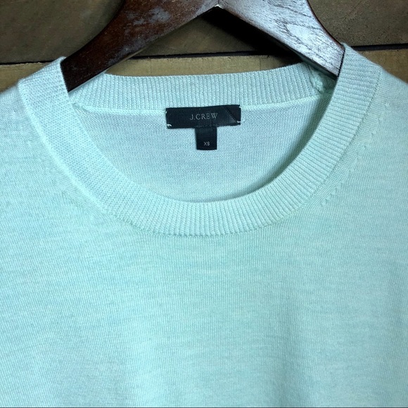 J Crew Mint Green Merino Wool Tippi Sweater Sz Xs - Picture 3 of 6